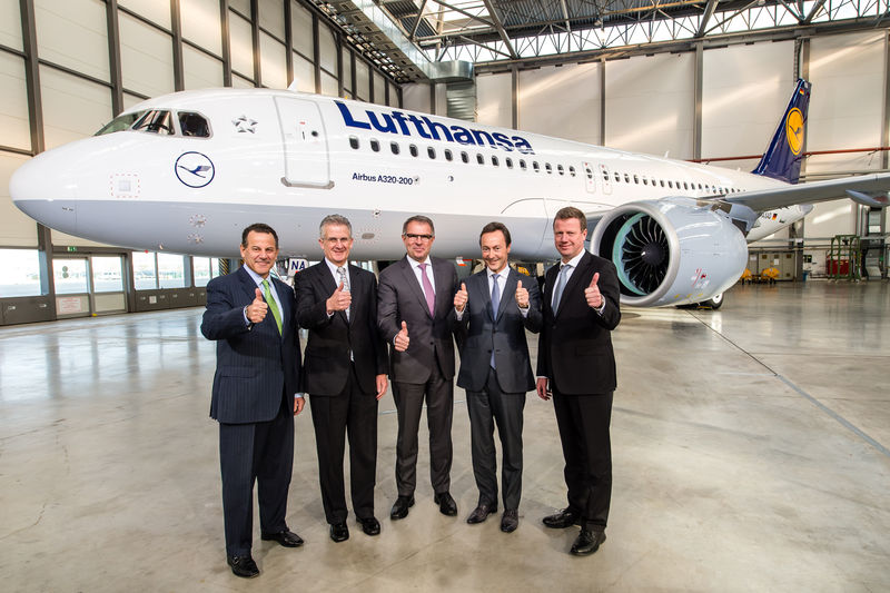 Illustration for article titled El primer Airbus A320neo, rival del Boeing 737, ya está listo para volar